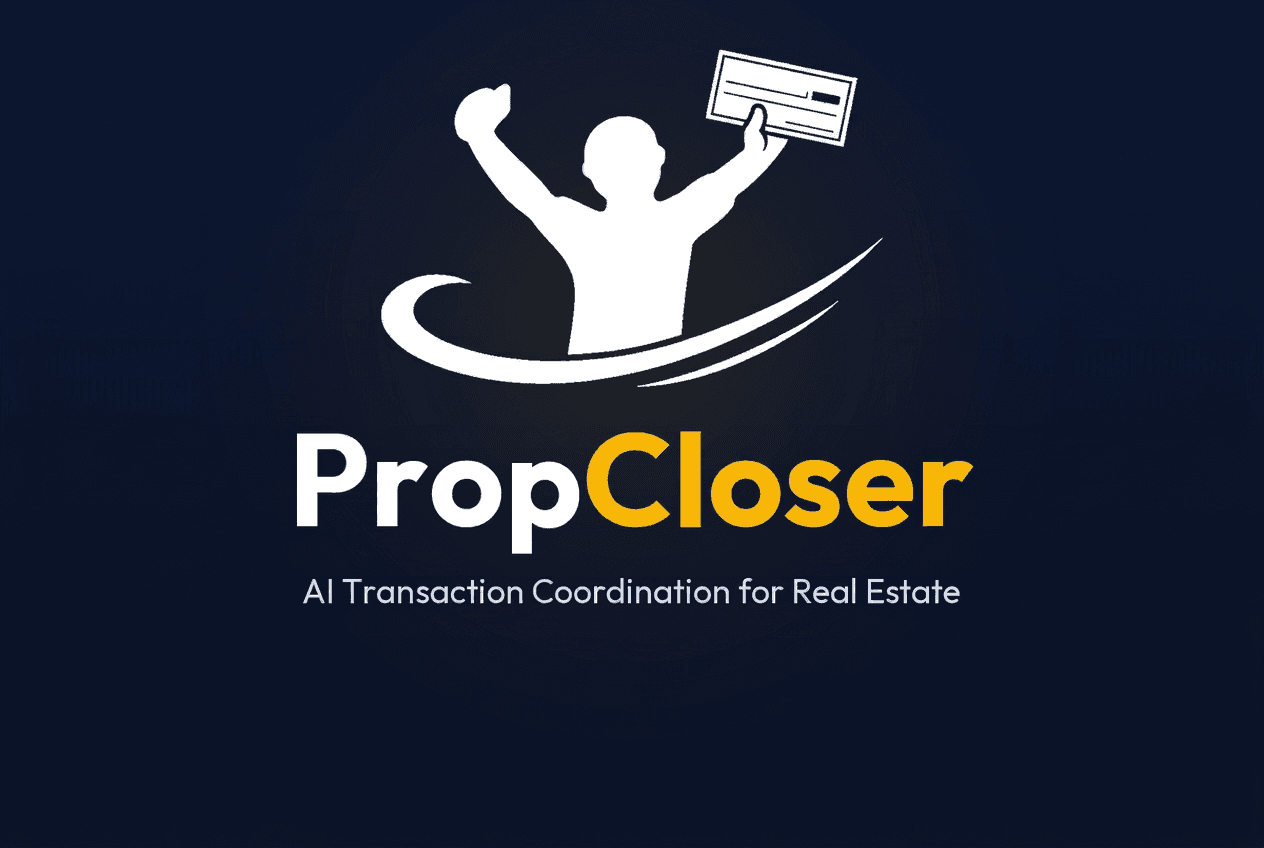 PropCloser logo: AI Transaction Coordination for Real Estate